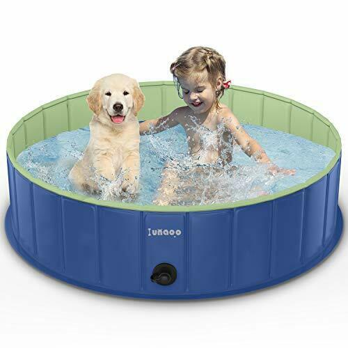 Lunaoo Foldable Dog Pool Portable Kiddie Pool For Kids Pvc Bathing Tub Outdoo...