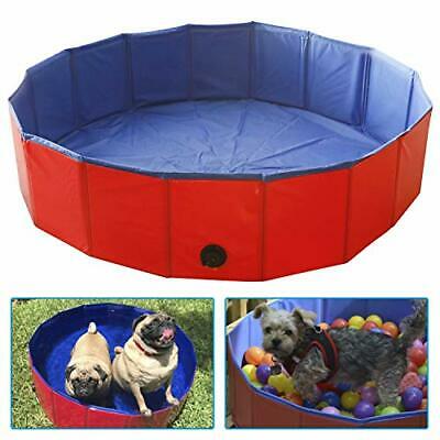 Foldable Dog Pool - Pet Bath Pool, Swimming Pool Portable Pvc Pet Paddling Bath