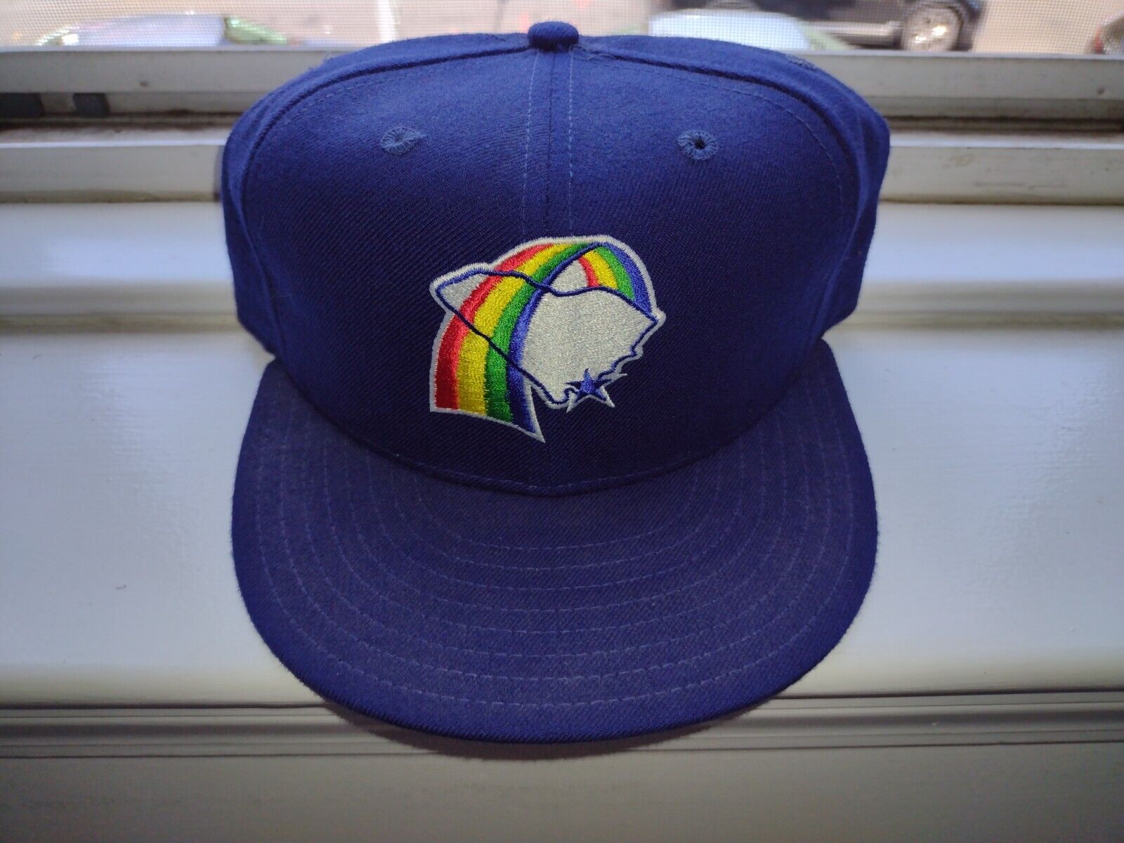 Charleston Rainbows New Era Cap Hat Vtg Nwot Wool Usa Made Sz 6-7/8 Riverdogs