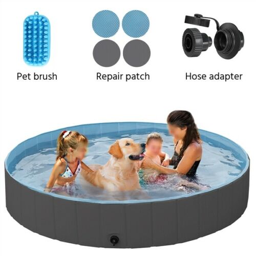 Dog Pool Foldable Pet Kiddie Bath Pool For Pet Kiddie Bathing Swimming Tub Pool