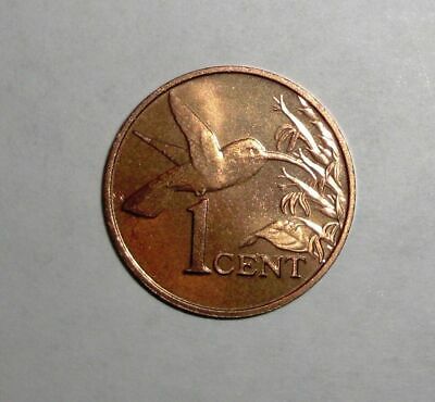 1999 Trinidad And Tobago 1 Cent, Hummingbird, Animal Wildlife Coin