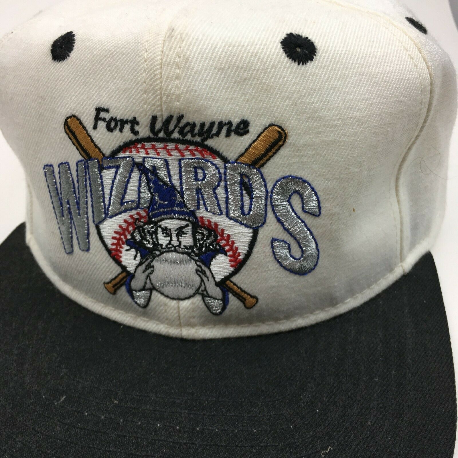 Vintage Fort Wayne Wizards Tincaps Minor League Baseball Cap Hat Snapback Usa