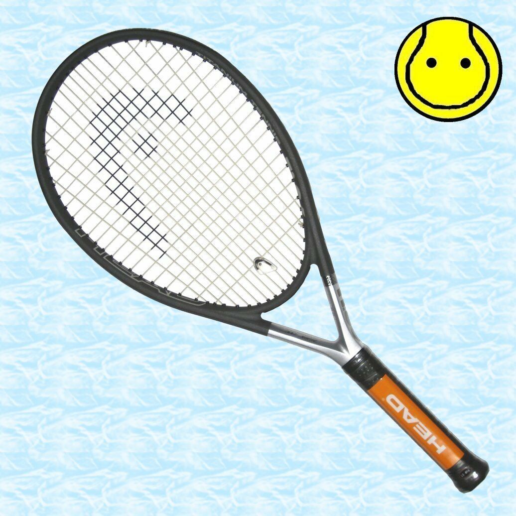 New Head Ti.s6 4-3/8 Grip - Strung With Vibration Dampener Tennis Racquet