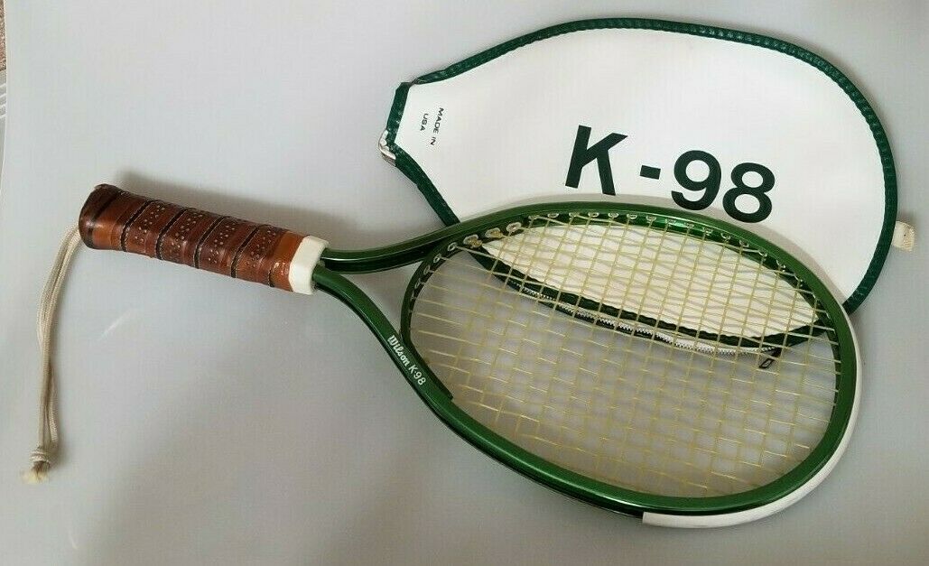 Vintage Wilson K- 98 Green Racquetball Racket With Case