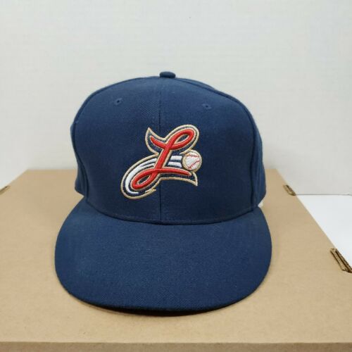 Lancaster Barnstormers Baseball Fitted Hat Size 7 1/2, Blue, Red, White & Gold