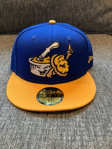 Lexington Legends Kentucky Beer Cheese Fitted Hat 7 1/2 New Era 59fifty Milb
